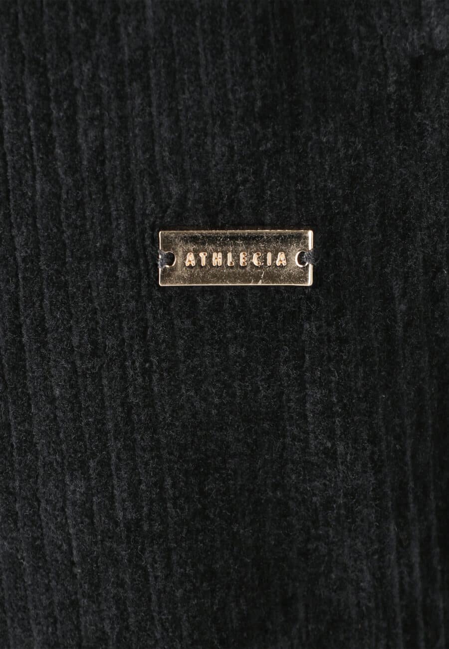 Athlecia Marlie Stylish Rib Leggings, Black - Image 5