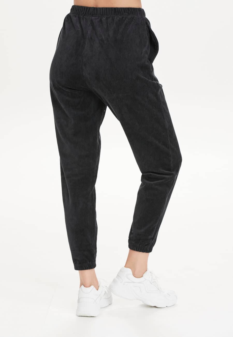 Athlecia Marlie Stylish Rib Leggings, Black - Image 10