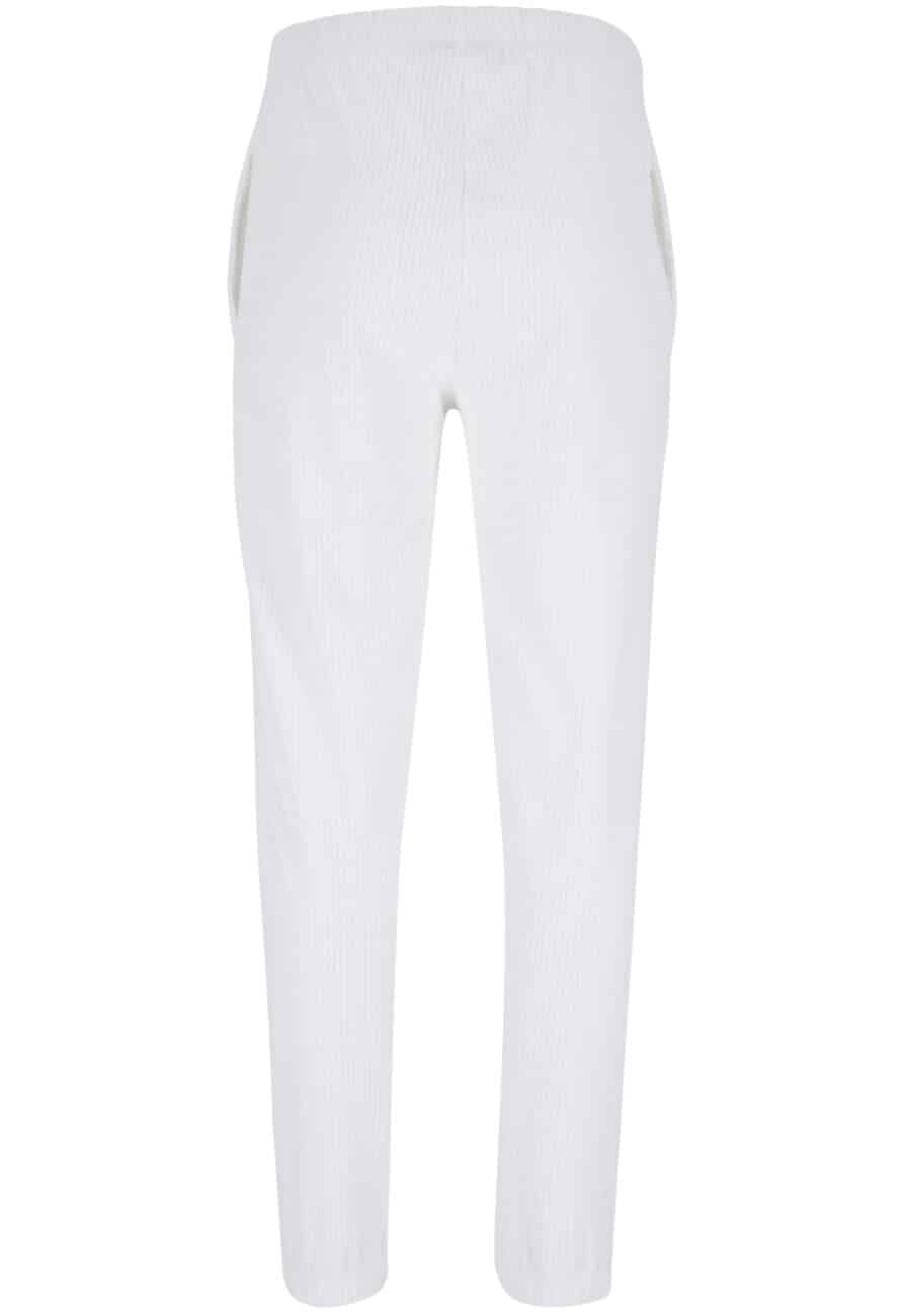 Athlecia Marlie Stylish Rib Leggings, White - Image 4