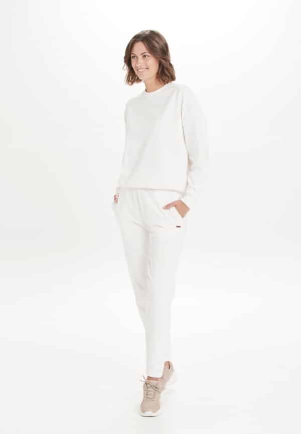 Athlecia Marlie Stylish Rib Leggings, White