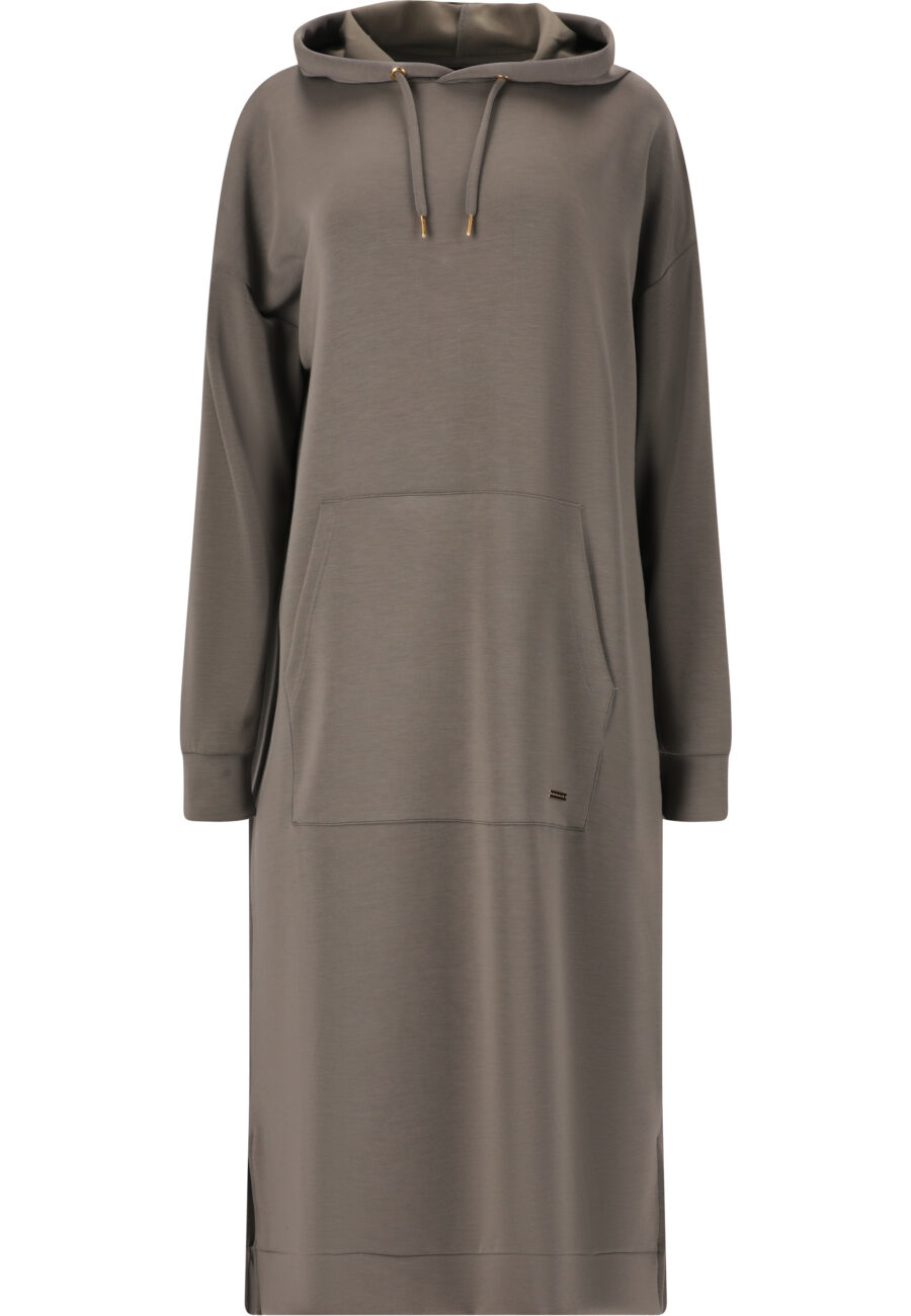 Athlecia Pasarna W Comfortable Sweat Dress, Gunmetal - Image 2