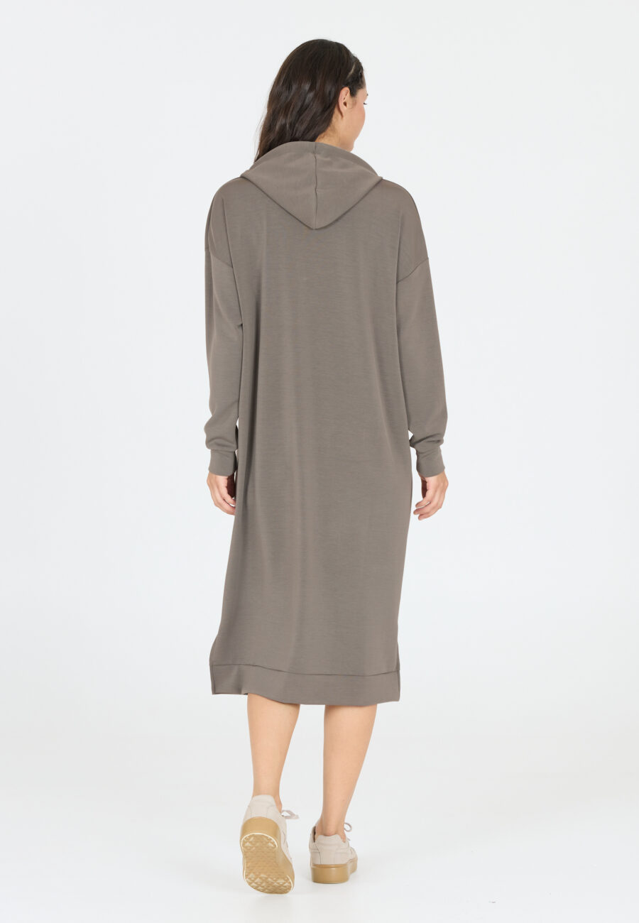 Athlecia Pasarna W Comfortable Sweat Dress, Gunmetal - Image 9