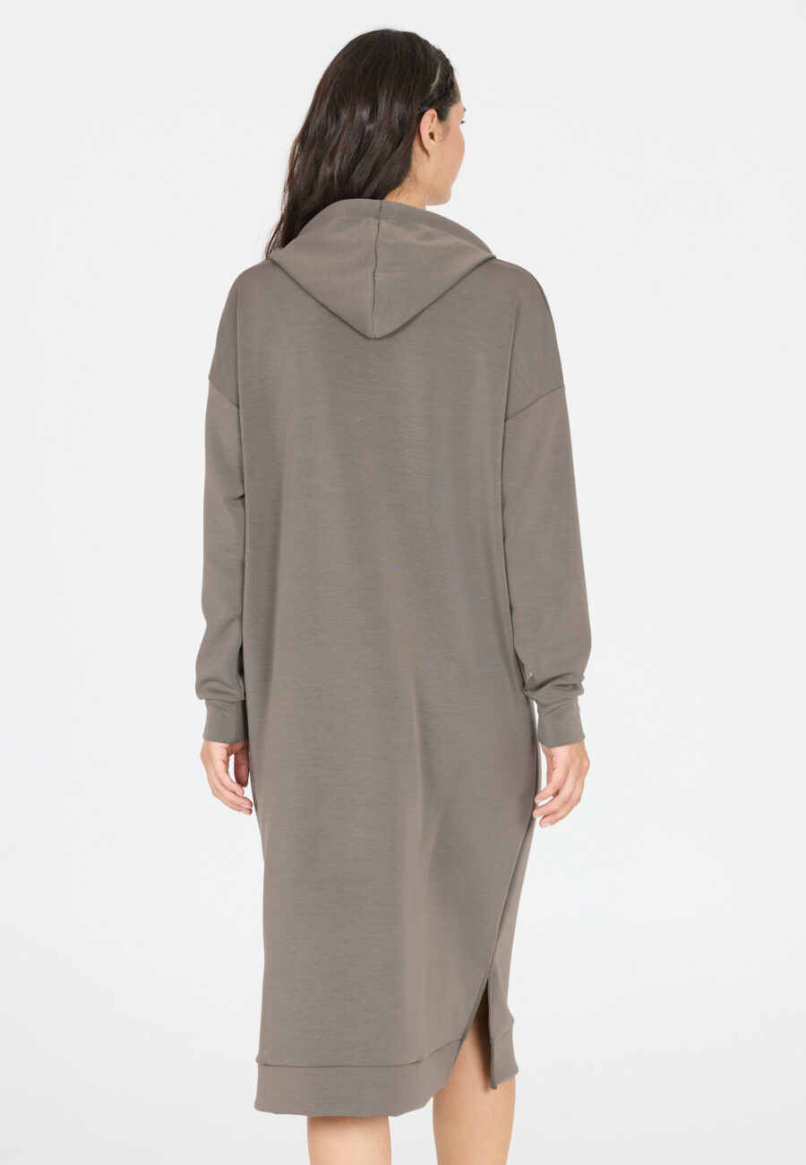 Athlecia Pasarna W Comfortable Sweat Dress, Gunmetal - Image 11