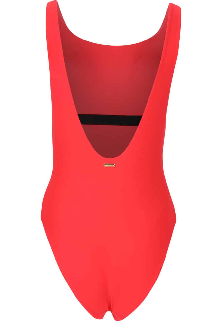 Athlecia Isabella Stylish Swimsuit, Tomato - Image 9
