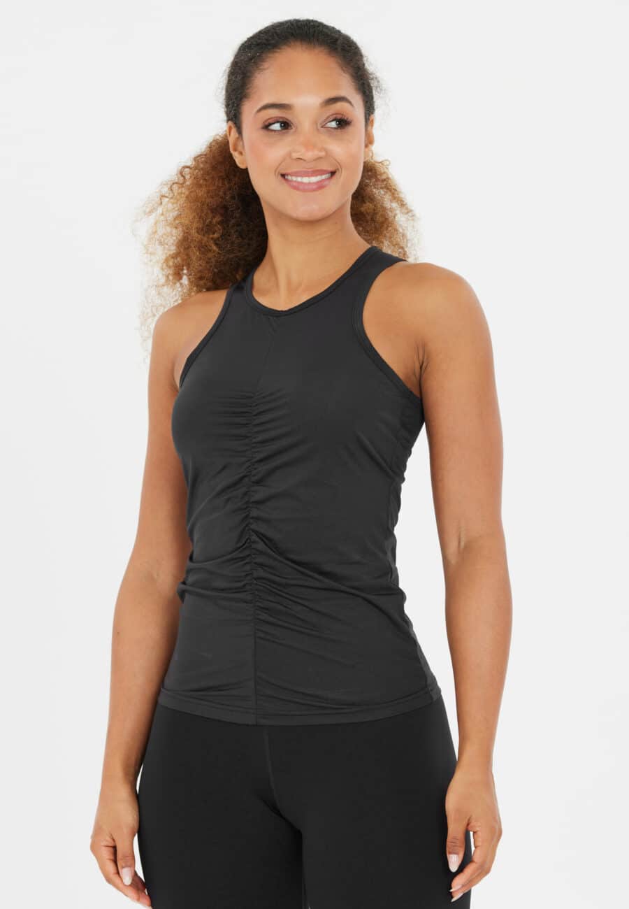 Athlecia Mavis Top Lightweight Performance T-shirt, Black - Image 9