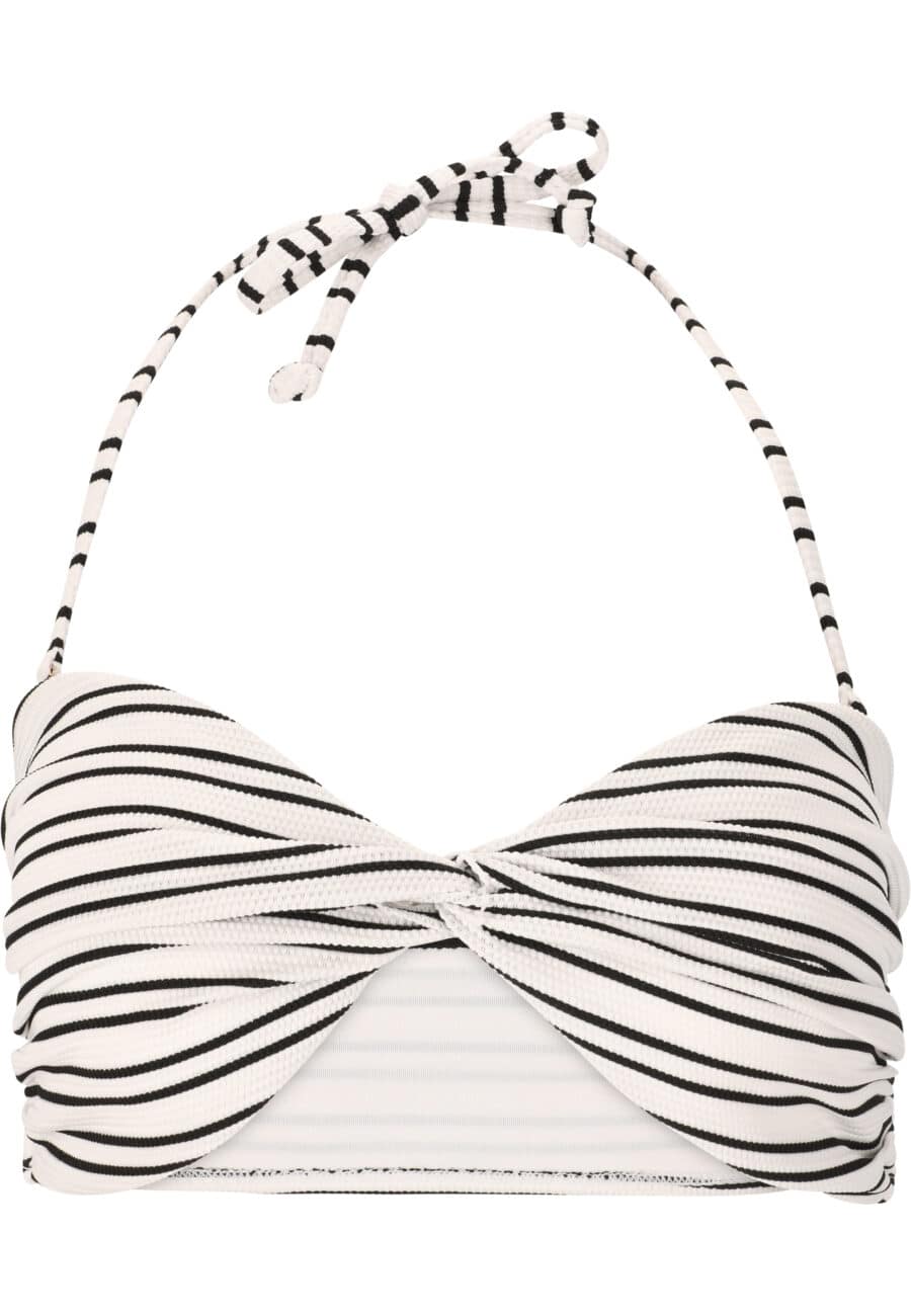 Athlecia Destiny Bandeau Knot Bikini, White - Image 2