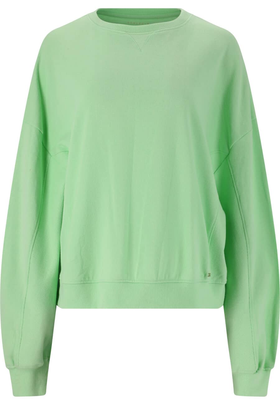 Athlecia Ranee Oversized Sweatshirt, Green Ash - Image 2