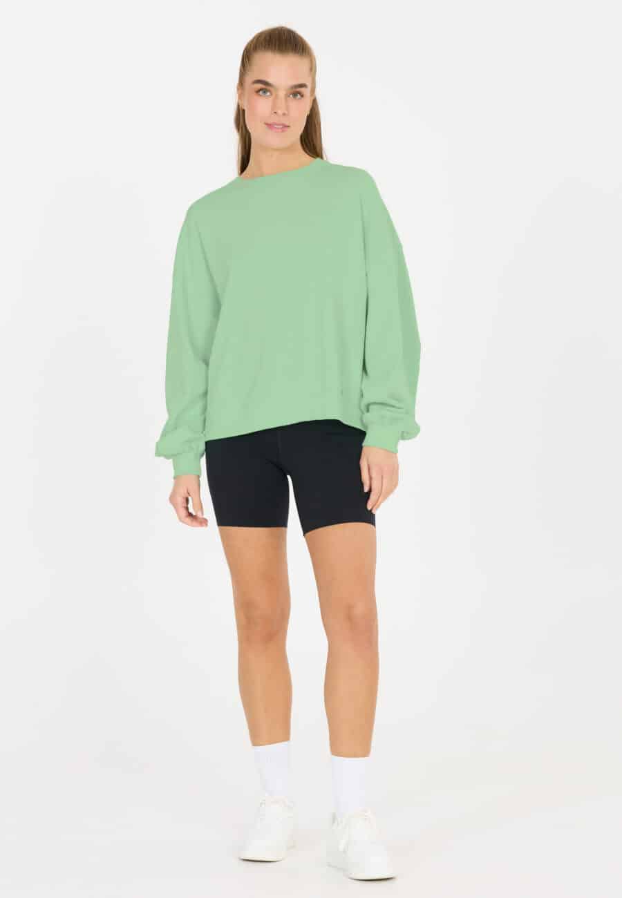 Athlecia Ranee Oversized Sweatshirt, Green Ash - Image 6