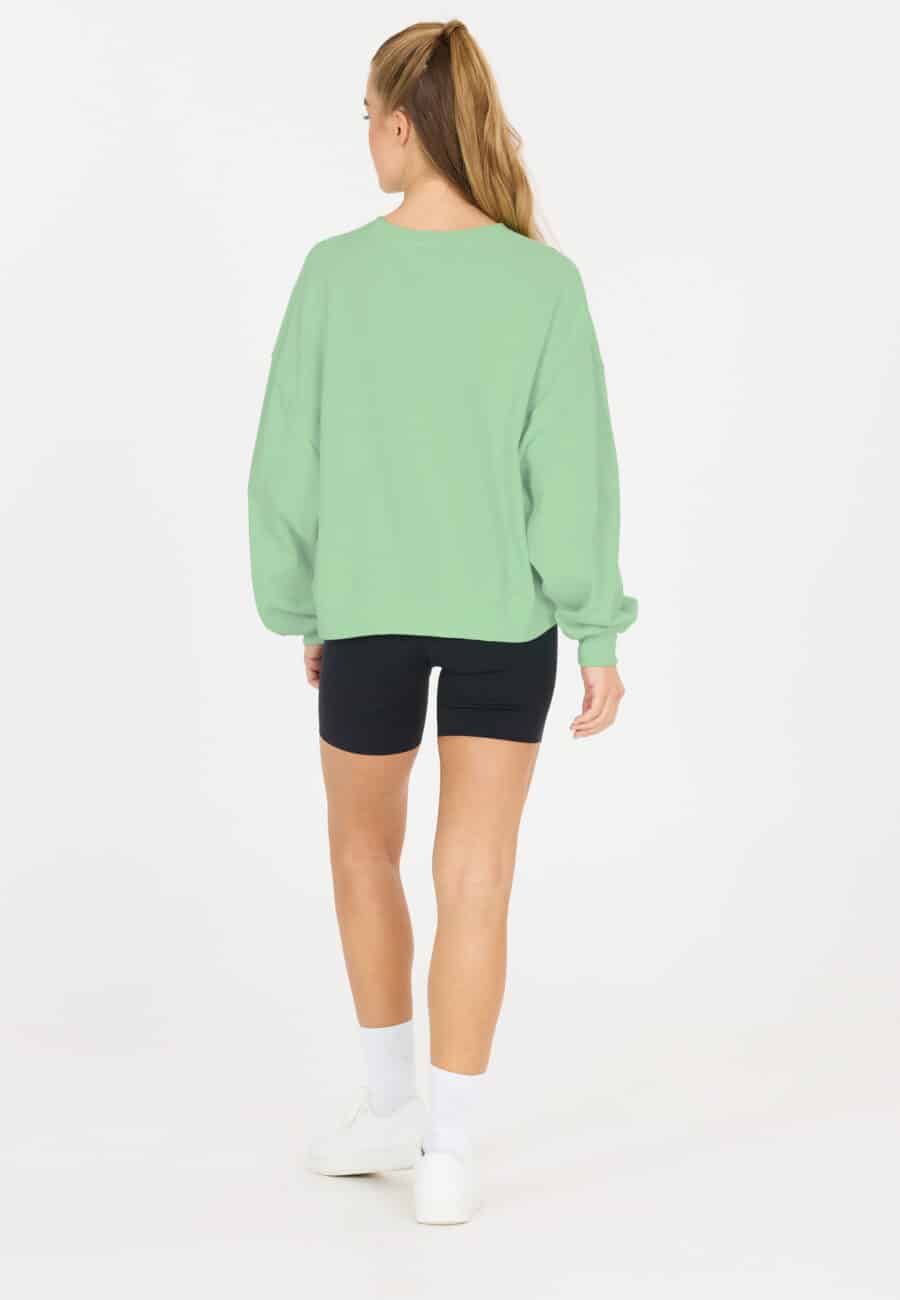Athlecia Ranee Oversized Sweatshirt, Green Ash - Image 7