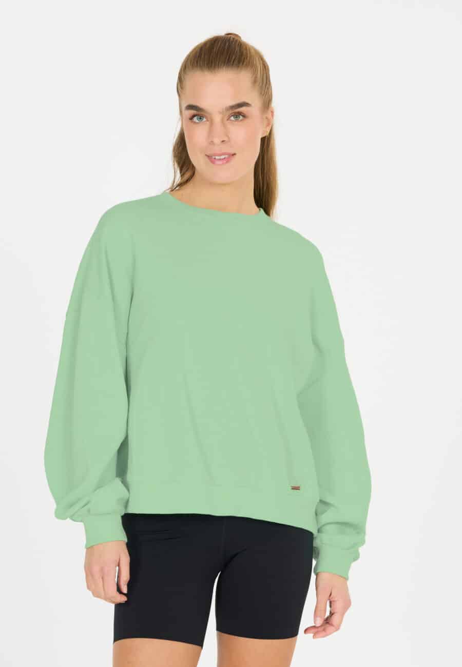Athlecia Ranee Oversized Sweatshirt, Green Ash