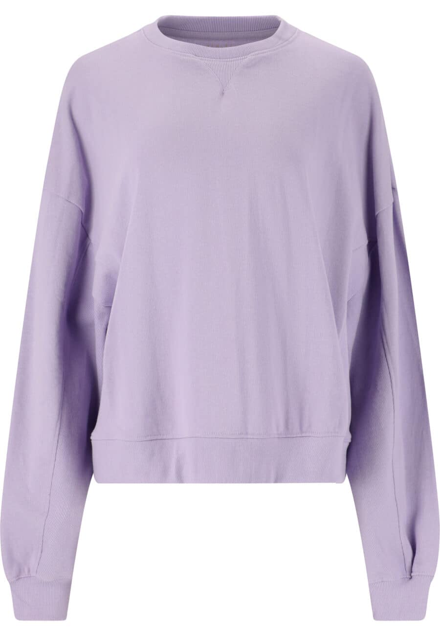 Athlecia Ranee Oversized Sweatshirt, Purple Heather - Image 2
