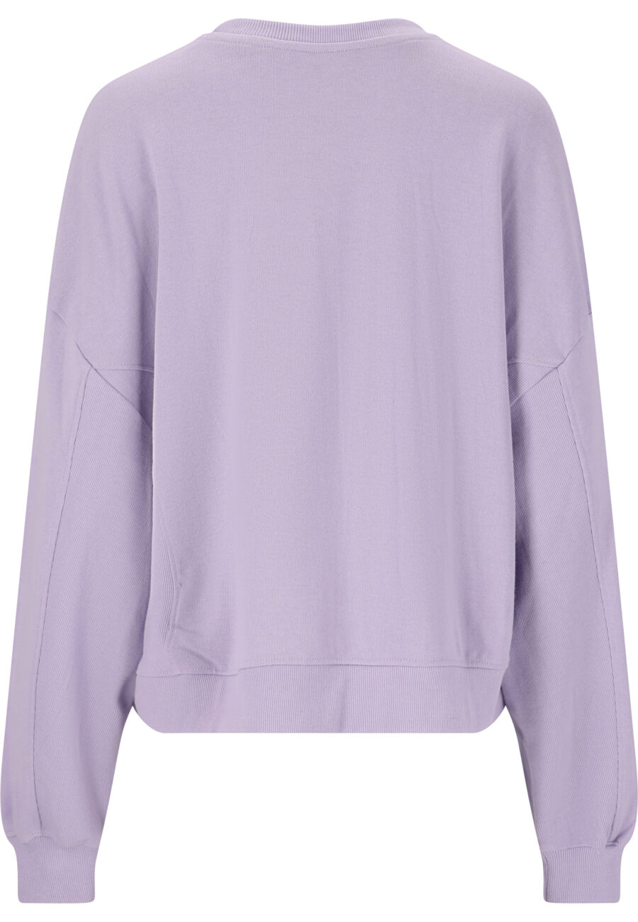 Athlecia Ranee Oversized Sweatshirt, Purple Heather - Image 3