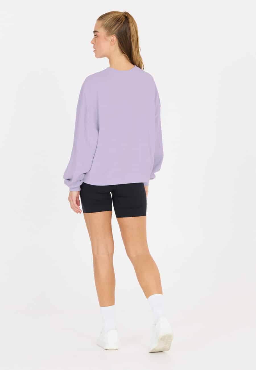 Athlecia Ranee Oversized Sweatshirt, Purple Heather - Image 7