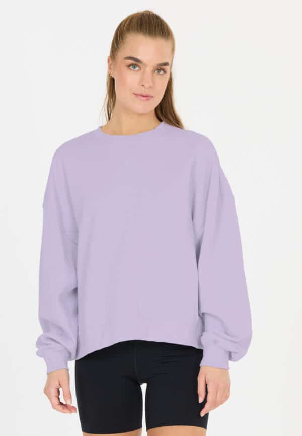 Athlecia Ranee Oversized Sweatshirt, Purple Heather