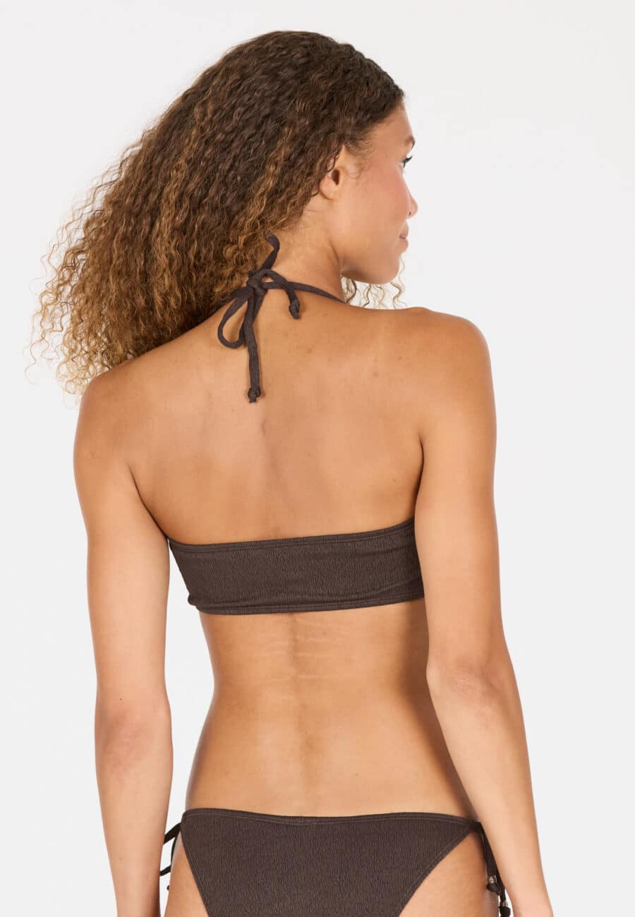 Athlecia Larinie Knot Bikini Top, Java - Image 3