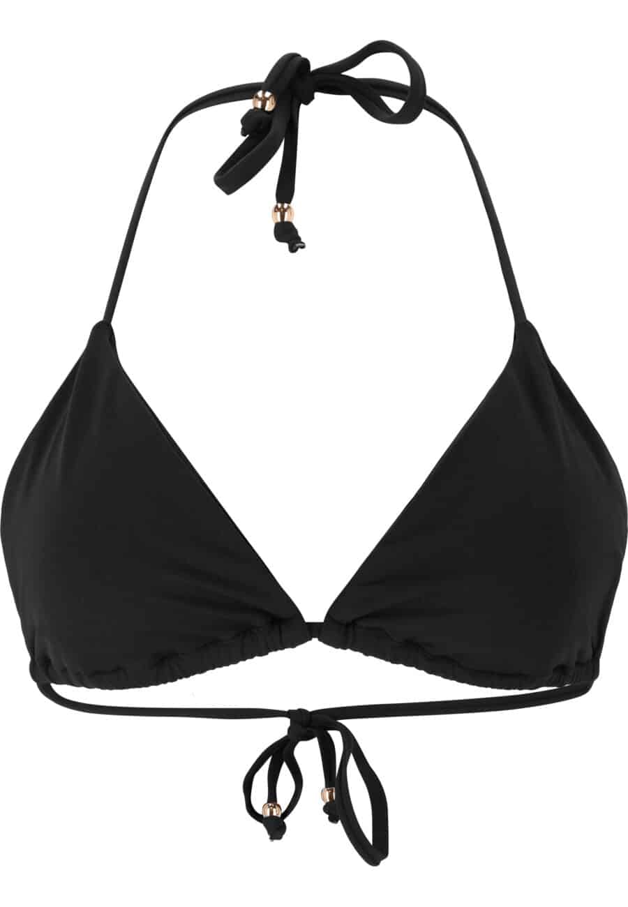 Athlecia Sherrill Triangle Swim Top, Black - Image 2