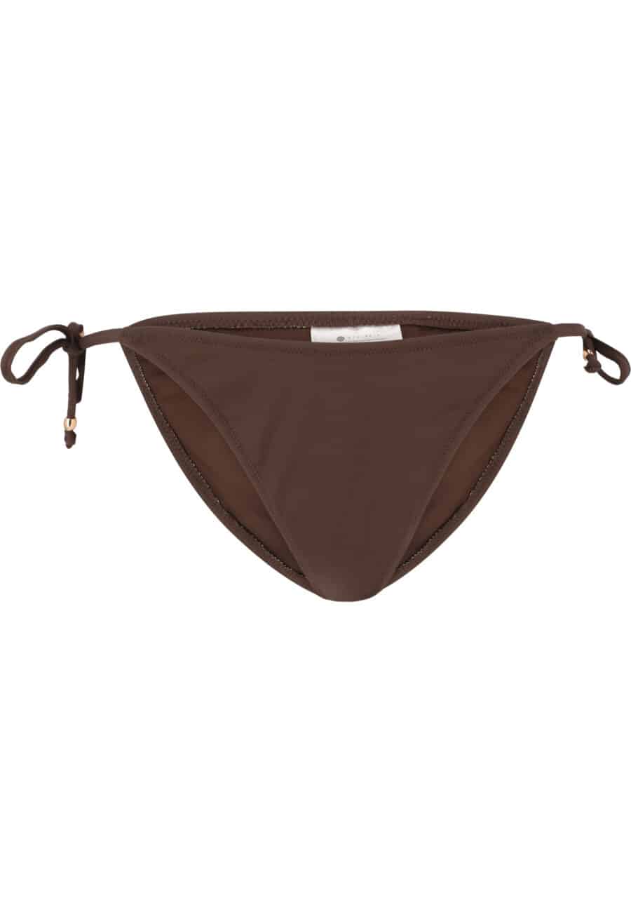 Athlecia Sherrill Side-Tie Bikini Brief, Java - Image 5