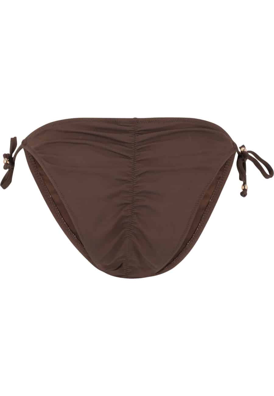 Athlecia Sherrill Side-Tie Bikini Brief, Java - Image 6