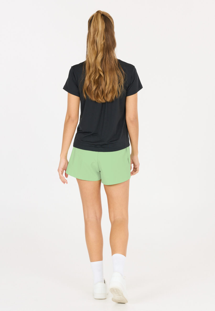 Athlecia Arilay Workout Shorts, Green Ash - Image 4