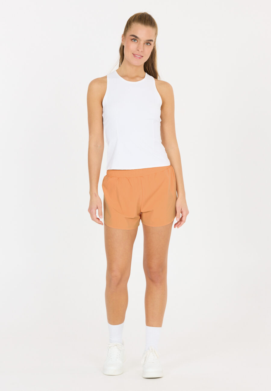 Athlecia Arilay Workout Shorts, Peach Cobbler