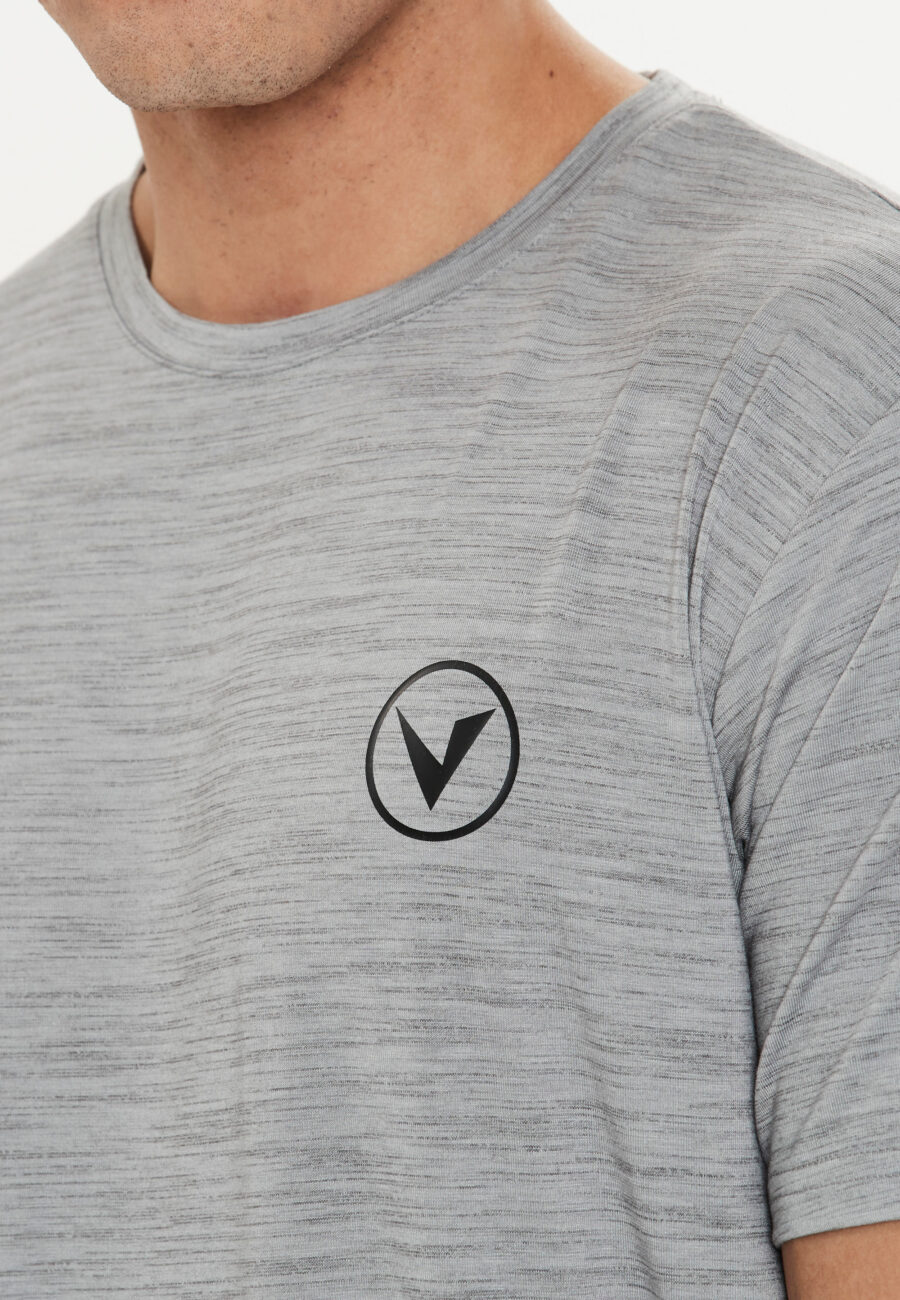 Virtus Jokers Short Sleeve T-Shirt, Mid Grey Melange - Image 5