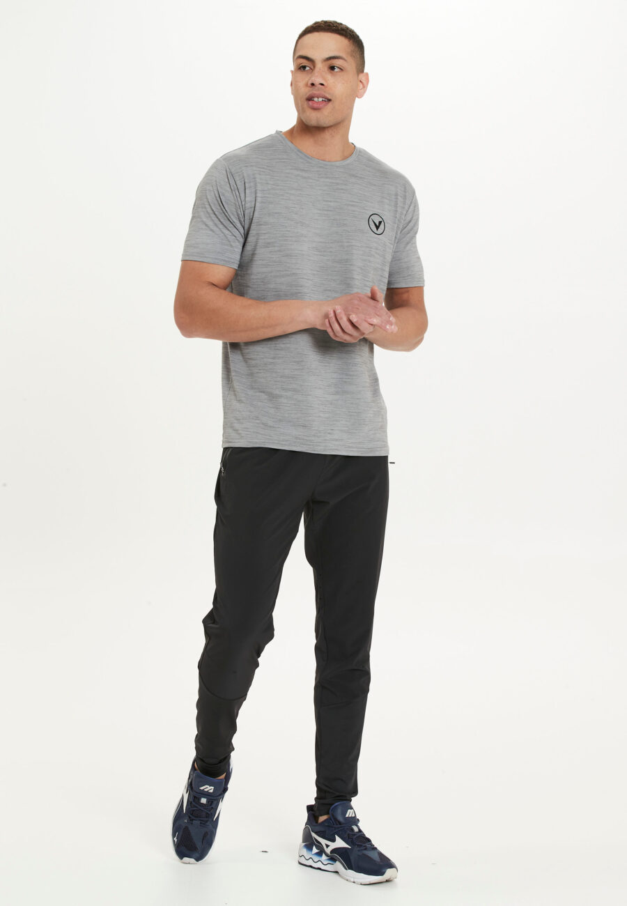 Virtus Jokers Short Sleeve T-Shirt, Mid Grey Melange - Image 4