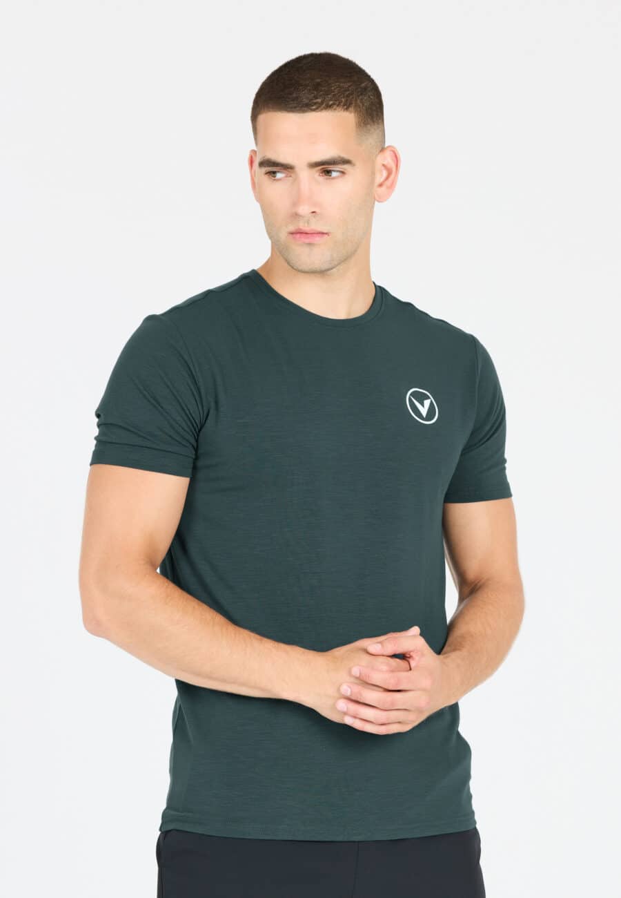 Virtus Jokers Stylish Short Sleeve T-Shirt, Dusty Forest