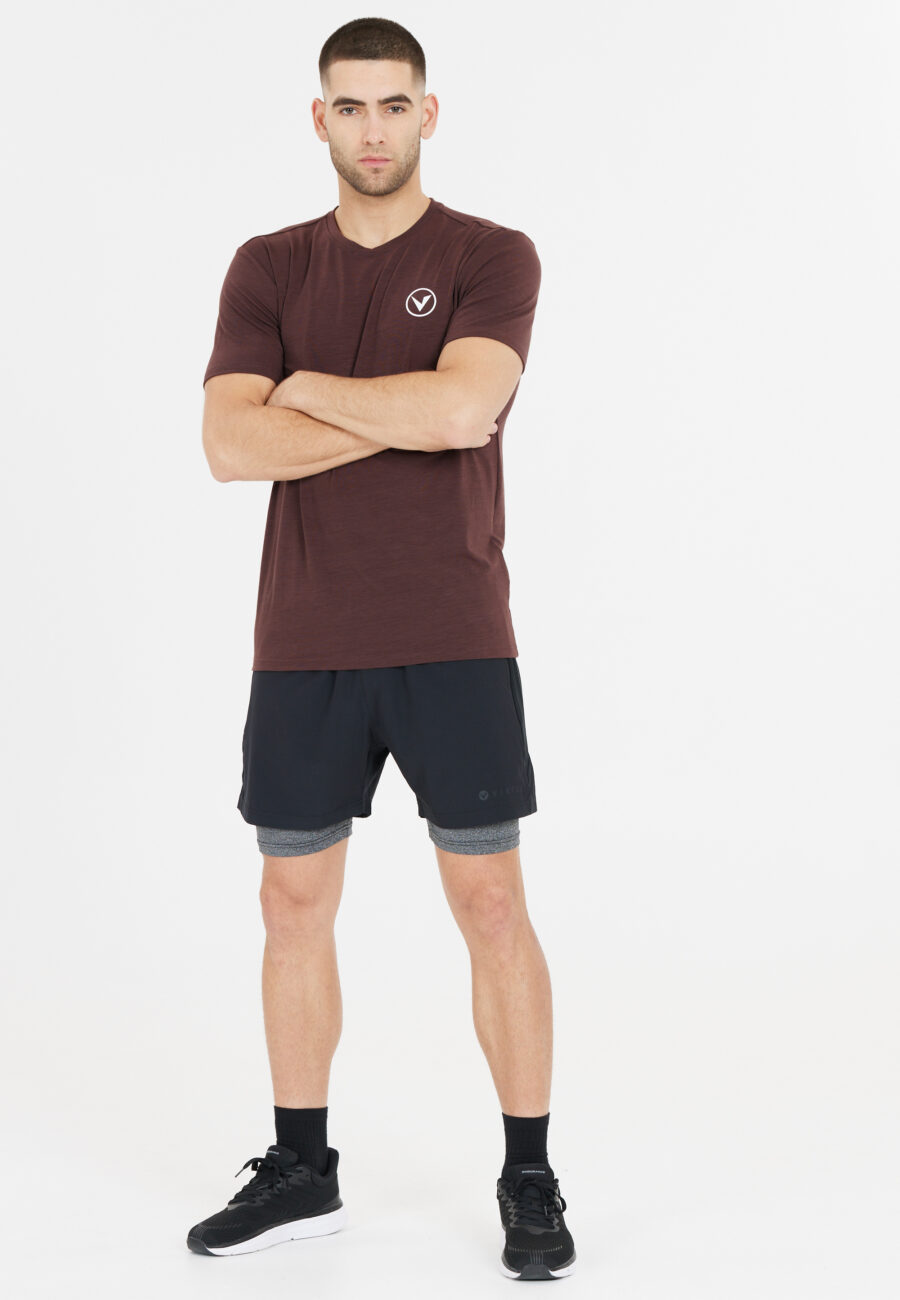 Virtus Jokers Stylish Short Sleeve T-Shirt, Puce