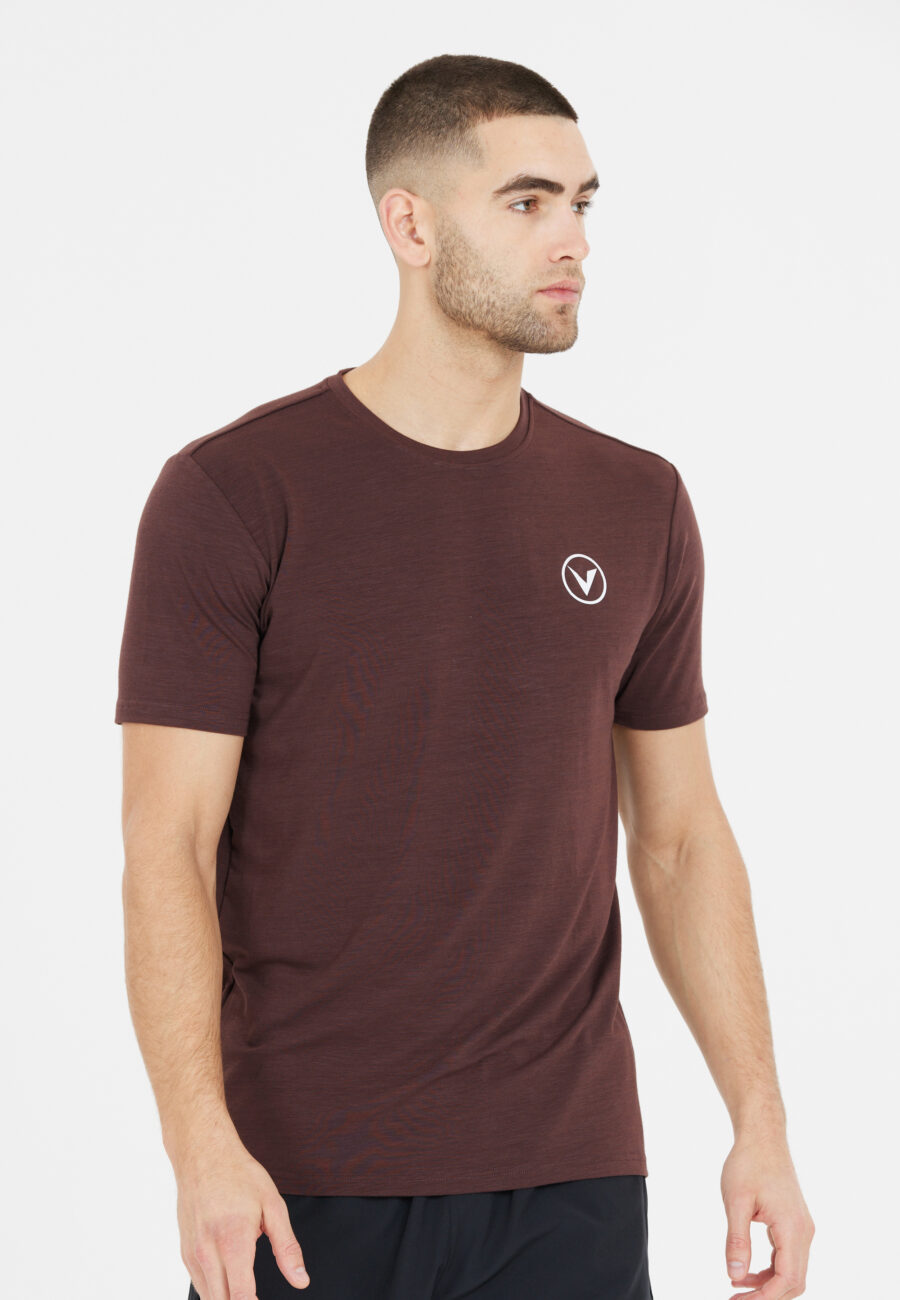 Virtus Jokers Stylish Short Sleeve T-Shirt, Puce - Image 3