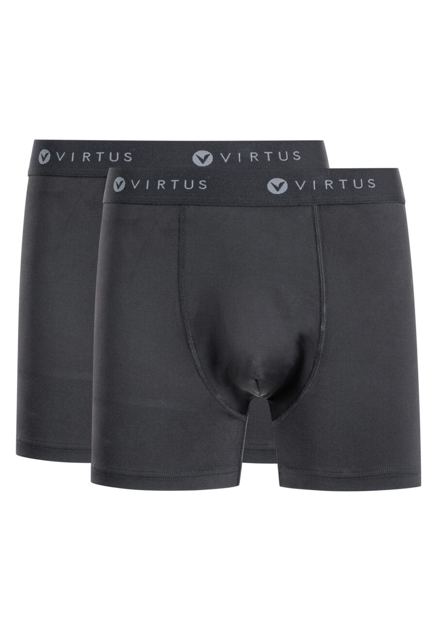 Virtus Ontel Comfortable Boxer Shorts 2-Pack, Black - Image 10