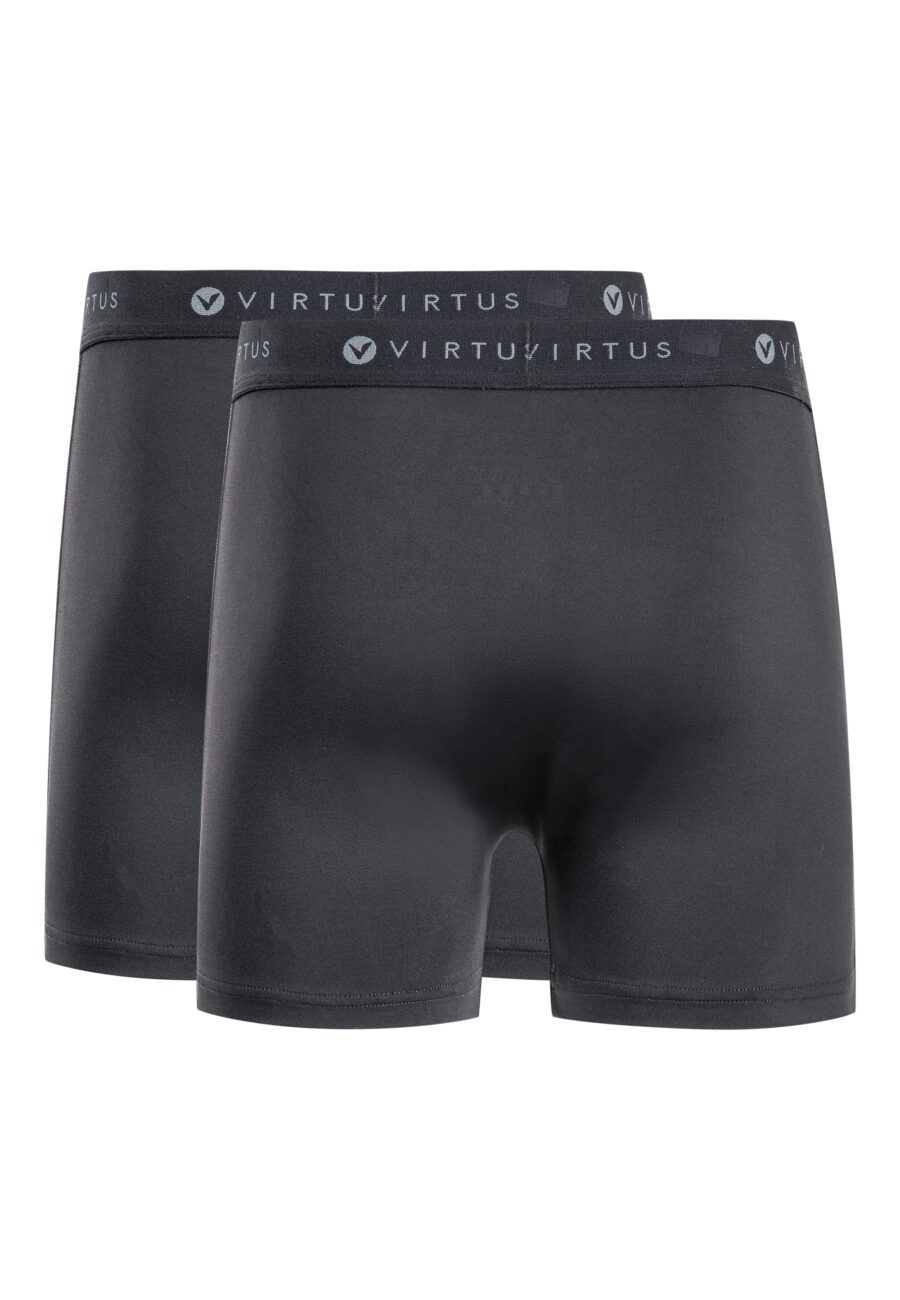 Virtus Ontel Comfortable Boxer Shorts 2-Pack, Black - Image 9