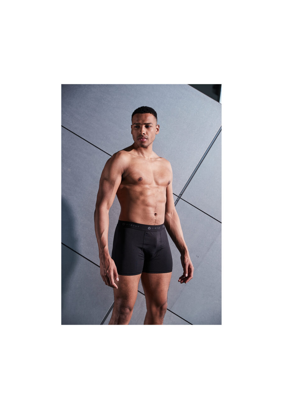 Virtus Ontel Comfortable Boxer Shorts 2-Pack, Black - Image 4