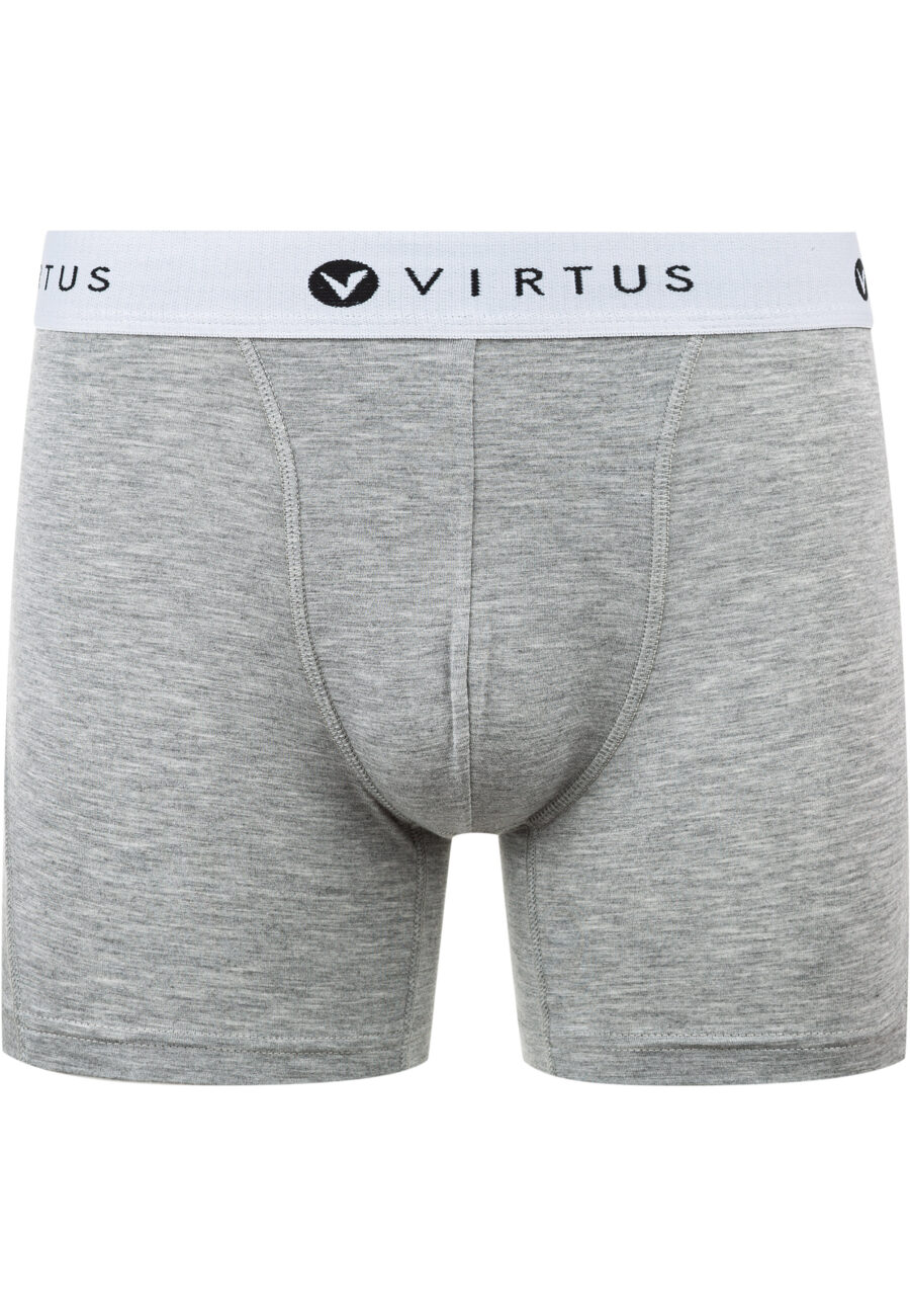 Virtus Tuch Boxer Shorts Bamboo Comfort, Light Grey Melange