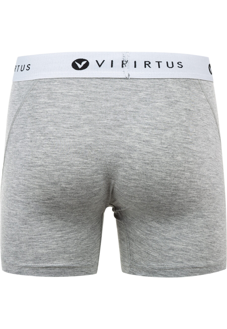 Virtus Tuch Boxer Shorts Bamboo Comfort, Light Grey Melange - Image 8
