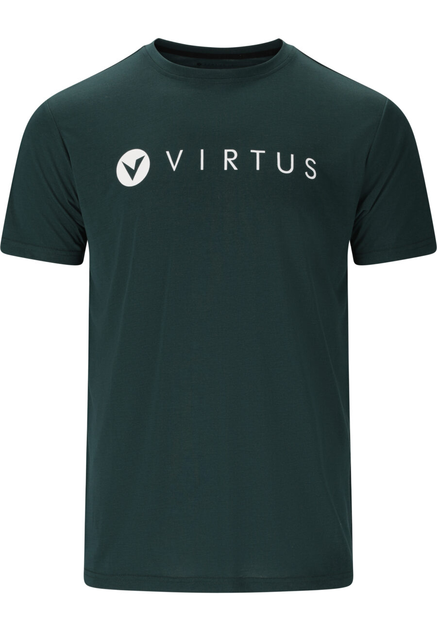 Virtus Edwardo Short Sleeve Logo T-Shirt, Dusty Forest - Image 4