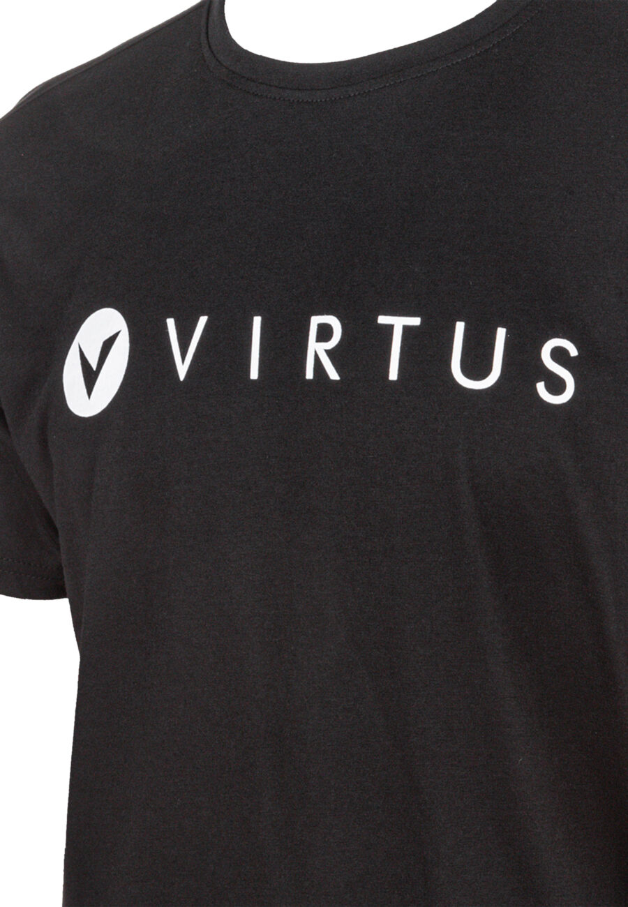 Virtus Edwardo Short Sleeve Logo T-Shirt, Black - Image 9