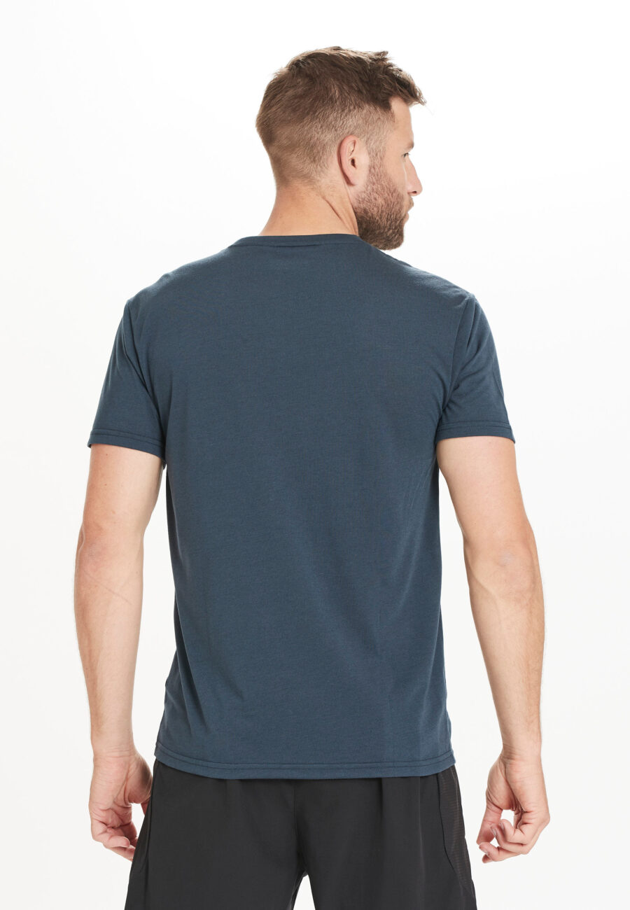 Virtus Edwardo Short Sleeve Logo T-Shirt, Dark Sapphire - Image 2