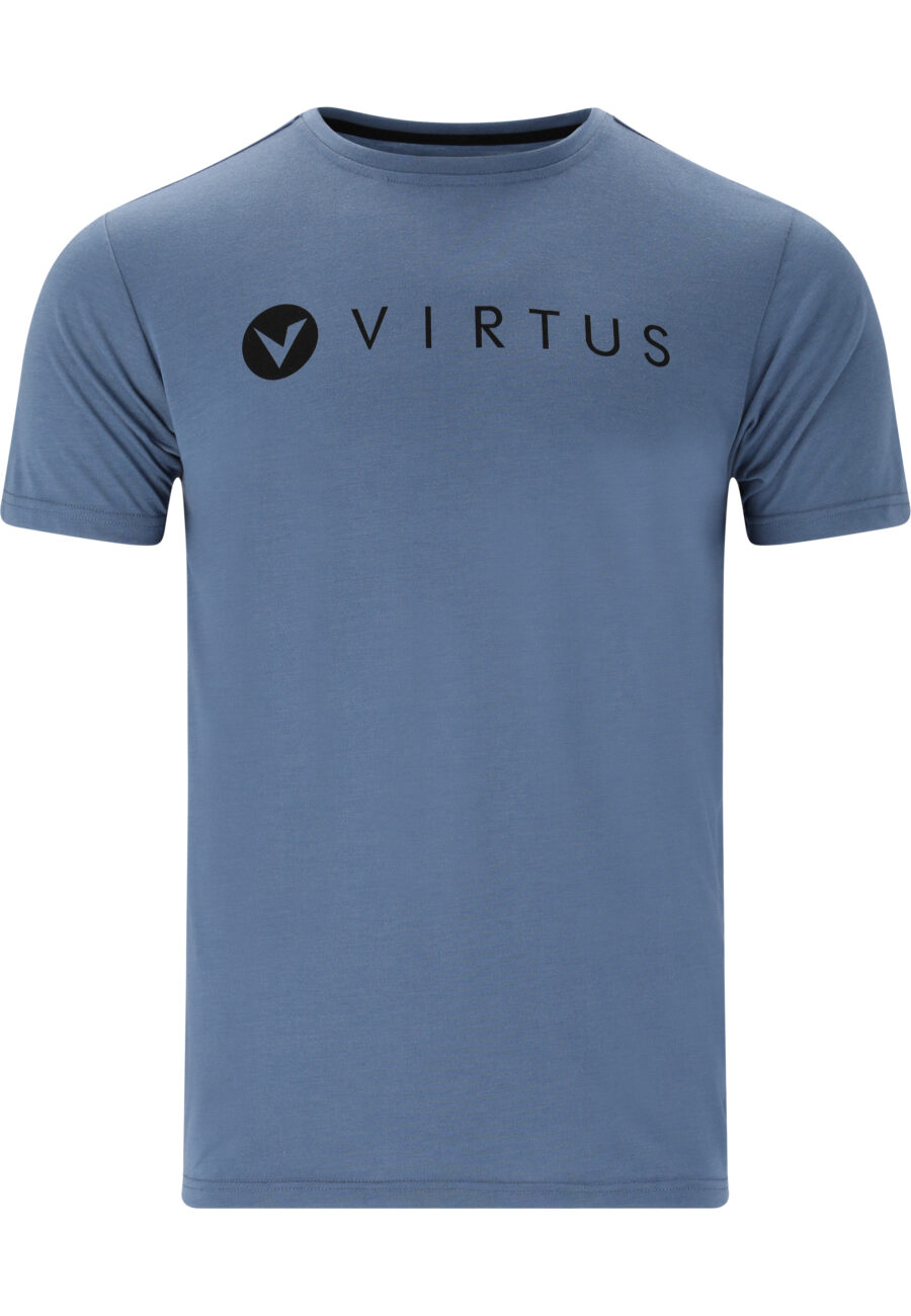 Virtus Edwardo Short Sleeve Logo T-shirt, Bering Sea - Image 9