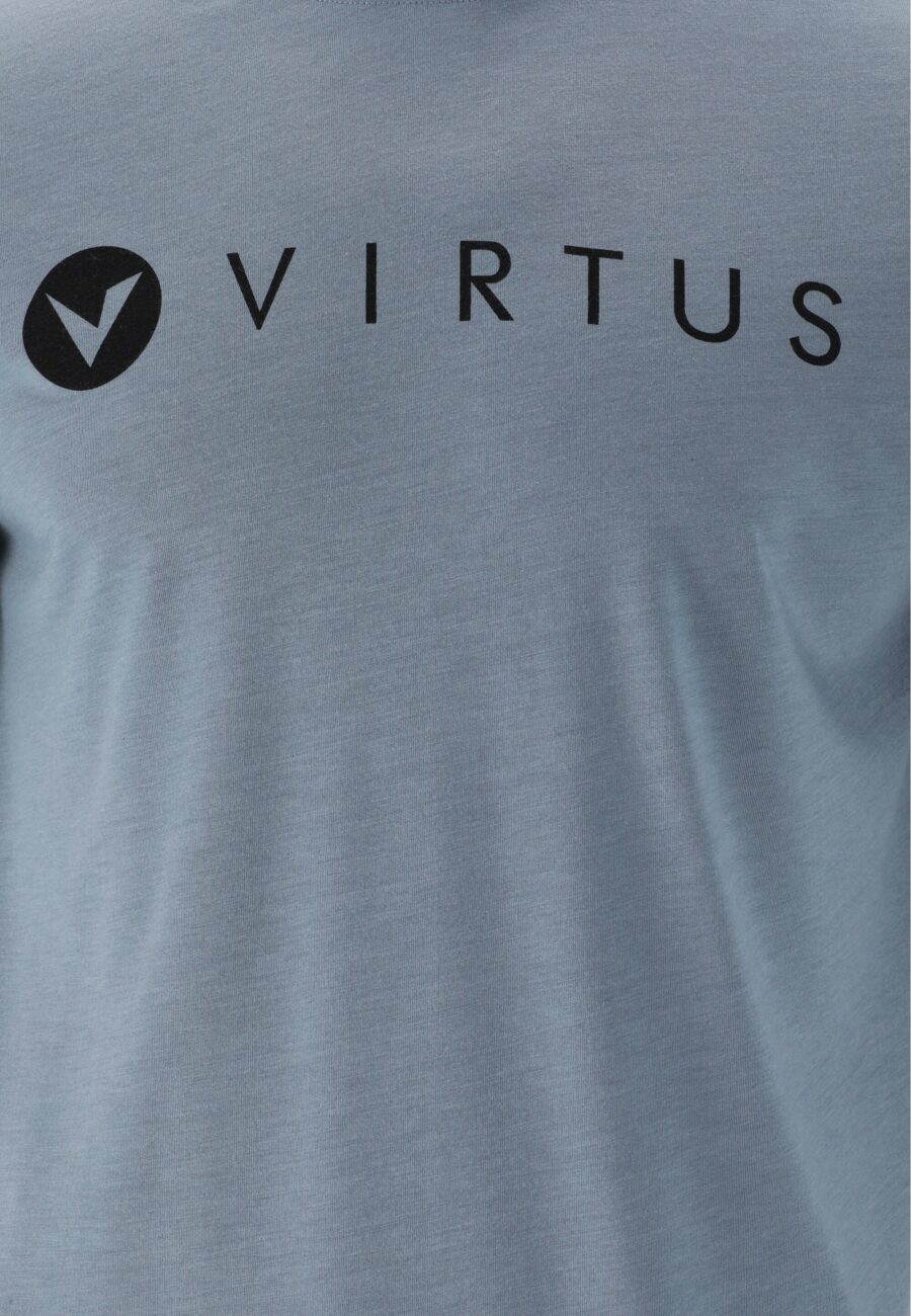 Virtus Edwardo Short Sleeve Logo T-shirt, Flint Stone - Image 6