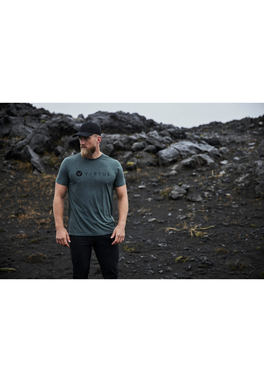 Virtus Edwardo Short Sleeve Logo T-shirt, Urban Chic - Image 5