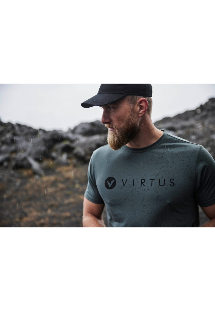 Virtus Edwardo Short Sleeve Logo T-shirt, Urban Chic - Image 3