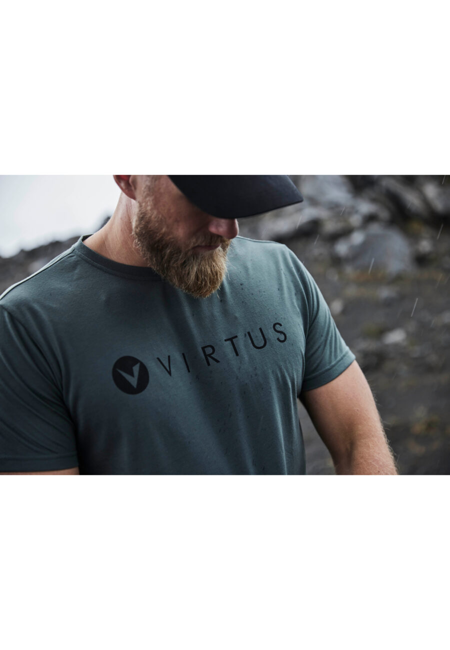 Virtus Edwardo Short Sleeve Logo T-shirt, Urban Chic
