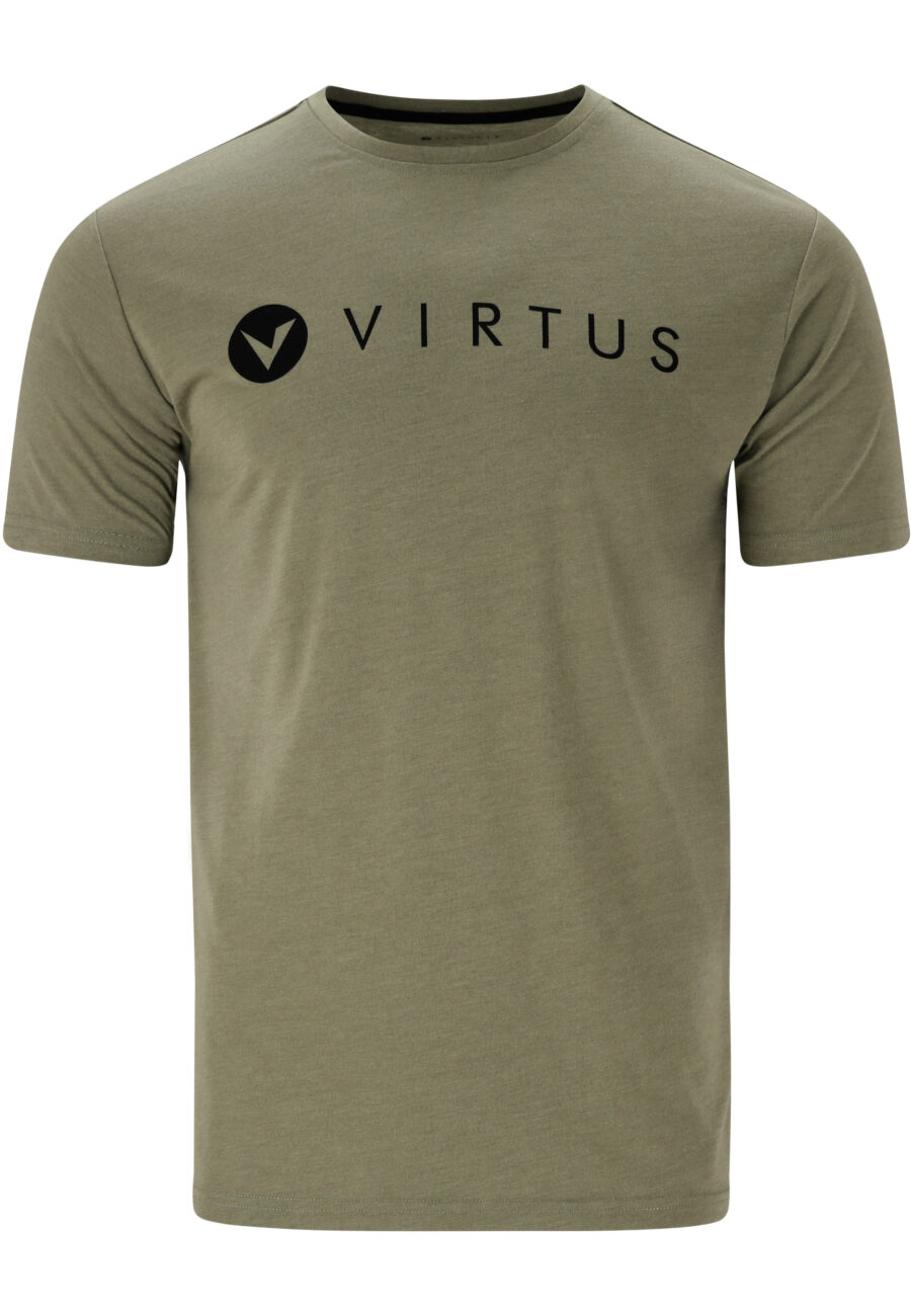 Virtus Edwardo Short Sleeve Logo T-shirt, Smoked Sage - Image 8