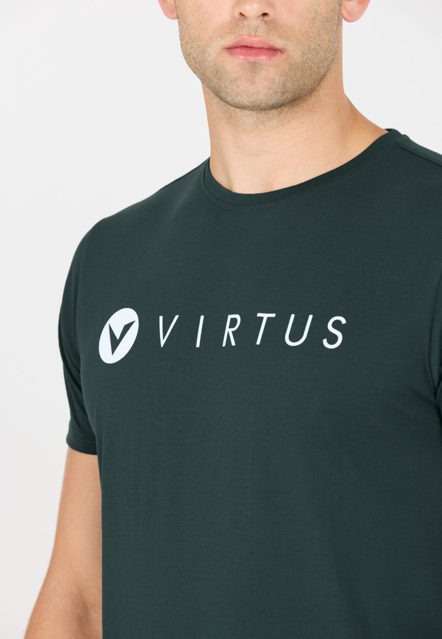 Virtus Edwardo Short Sleeve Logo T-Shirt, Dusty Forest - Image 9