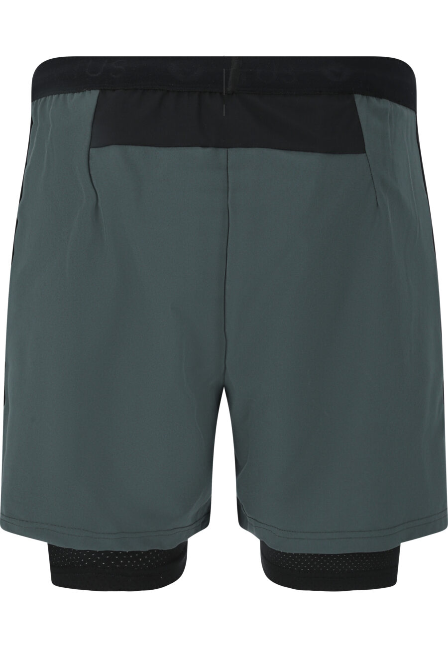 Virtus Dylan Performance 2-in-1 Stretch Shorts, Woodland Gray - Image 10