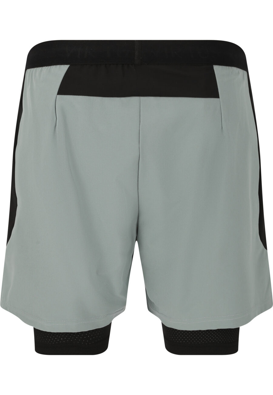 Virtus Dylan Performance 2-in-1 Stretch Shorts, Stormy Sea - Image 4