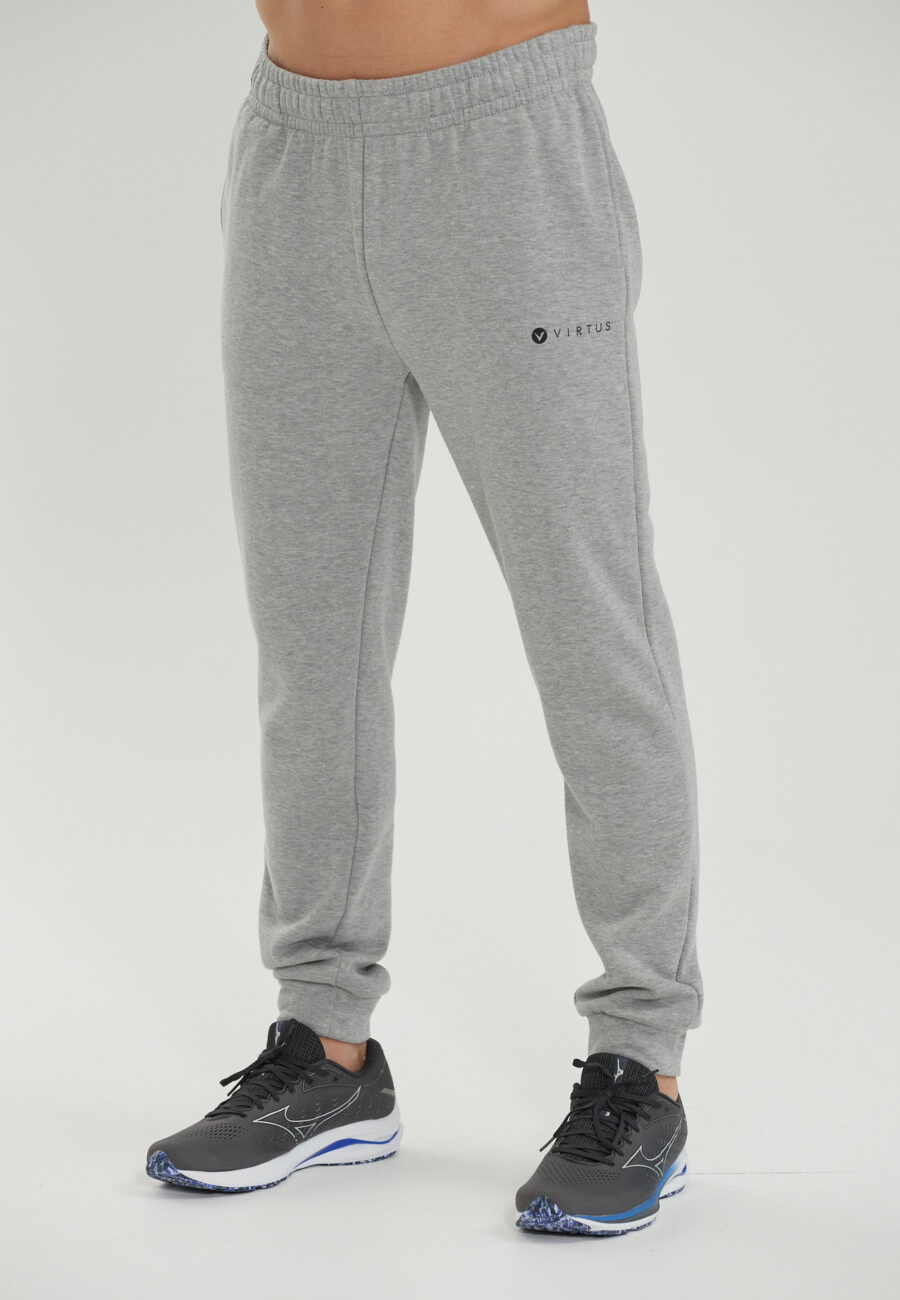 Virtus Kritow Comfortable Sweat Pants, Light Grey Melange