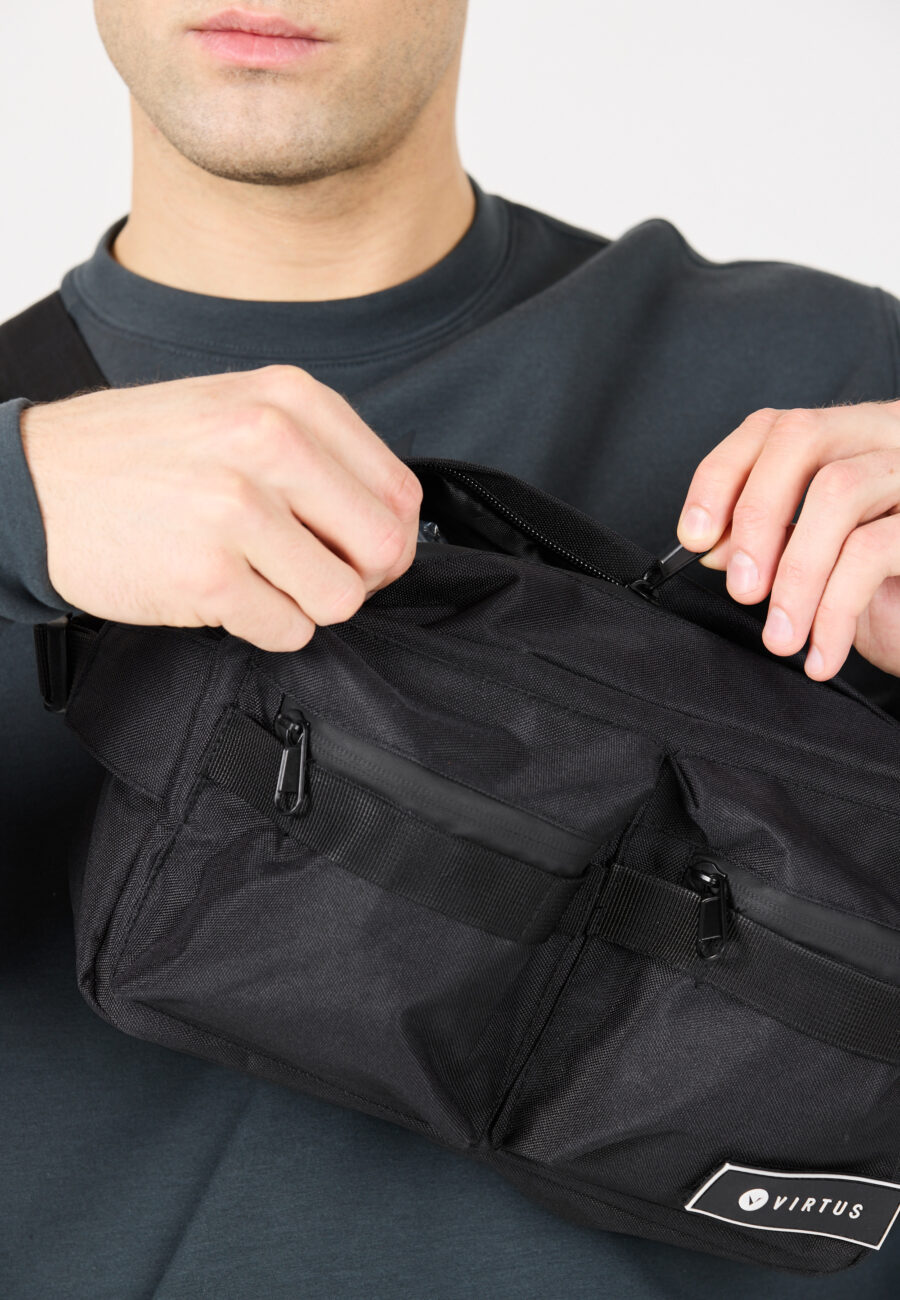 Virtus Malcon Practical Bum Bag, Black - Image 7