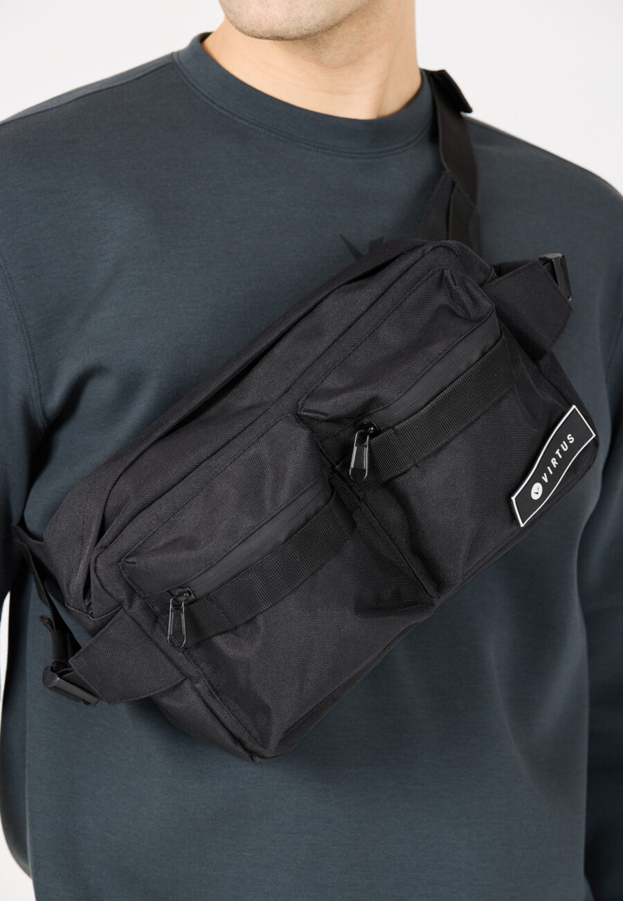 Virtus Malcon Practical Bum Bag, Black - Image 3
