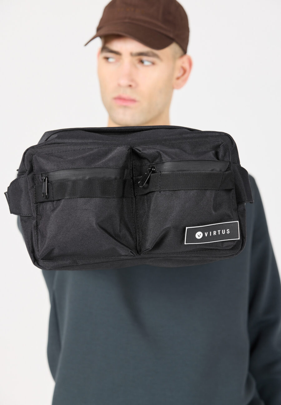 Virtus Malcon Practical Bum Bag, Black - Image 2